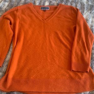 Karen Scott Orange Size M Pullover Sweater